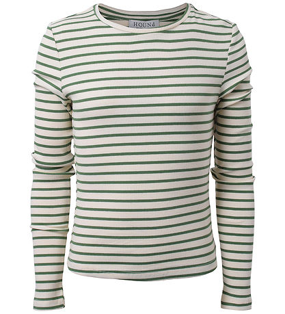 Hound Bluse - Rib -  Army Green Hound Bluse - Rib -  Army Green