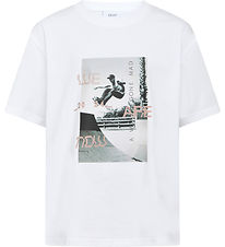 Grunt T-shirt - Turnhout - Hvid m. Fotoprint Grunt T-shirt - Turnhout - Hvid m. Fotoprint