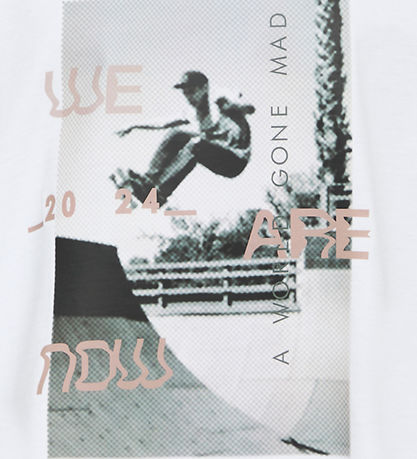 Grunt T-shirt - Turnhout - Hvid m. Fotoprint Grunt T-shirt - Turnhout - Hvid m. Fotoprint