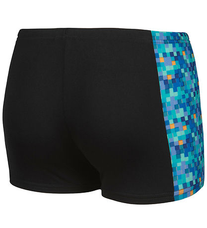 Arena Badebukser - Pooltiles - Black/Blue Multi