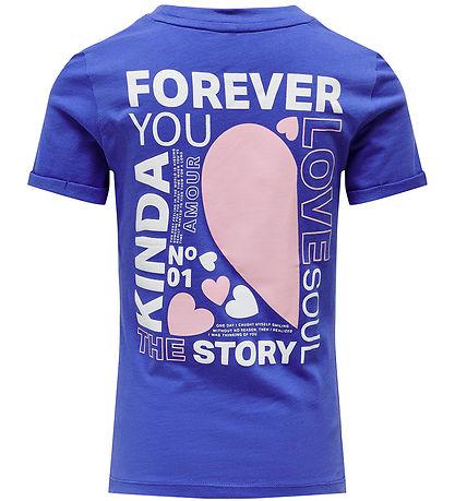 Kids Only T-Shirt - KogIna - Dazzling Blue/Story Kids Only T-Shirt - KogIna - Dazzling Blue/Story