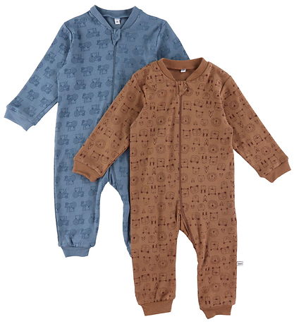 Pippi Baby Heldragter - Natdragter - 2 pak - Blue Mirage