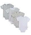 Pippi Baby Bodyer k/æ - 4 pak - Harbor Mist Pippi Baby Bodyer k/æ - 4 pak - Harbor Mist