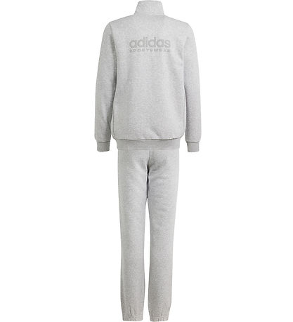 adidas Performance Sweatsæt - ALLSZN GFX TS - Gråmeleret adidas Performance Sweatsæt - ALLSZN GFX TS - Gråmeleret