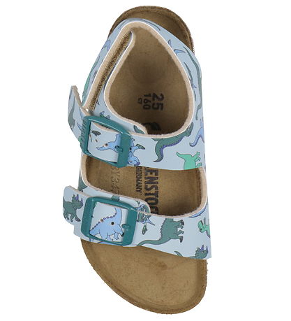 Birkenstock Sandaler - Milano HL - Big Dino Light Blue Birkenstock Sandaler - Milano HL - Big Dino Light Blue