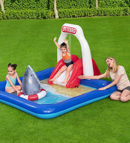 Bestway Legebassin - 234x203x129cm - Lifeguard Tower Bestway Legebassin - 234x203x129cm - Lifeguard Tower