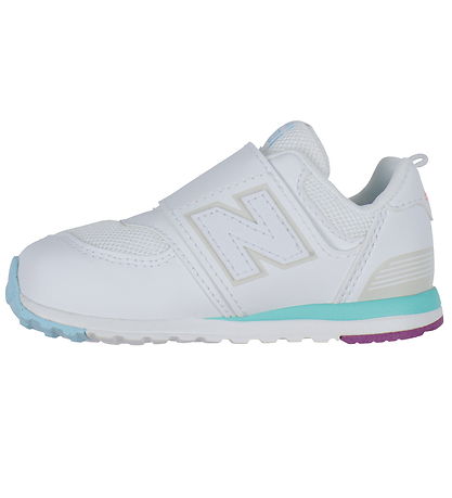 New Balance Sko - 574 - Hvid/Team sky Blue