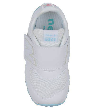 New Balance Sko - 574 - Hvid/Team sky Blue