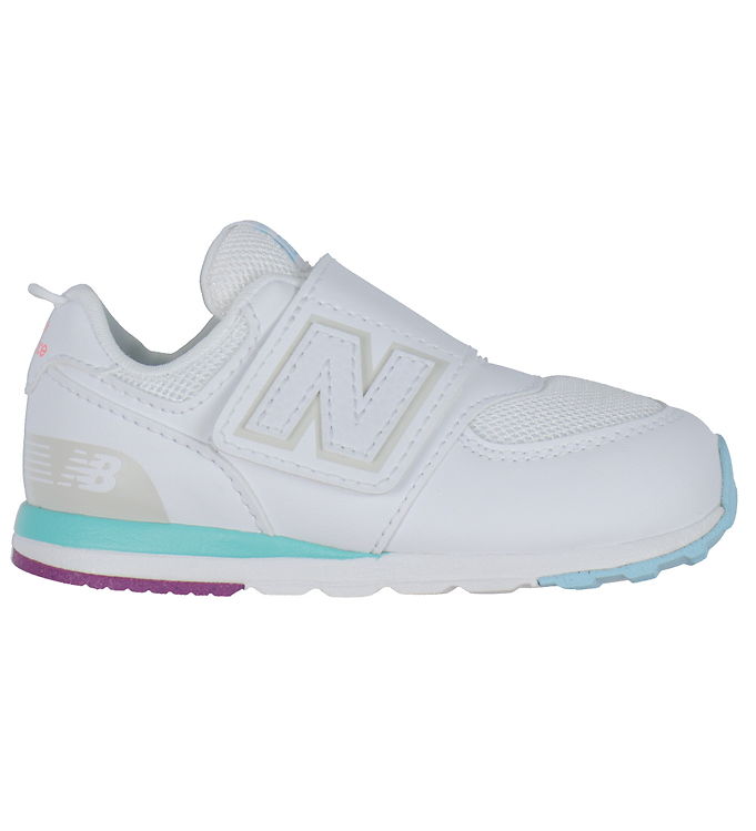 New Balance 574 HOOK LOOP børneløbesko - hvid, str. 37,5