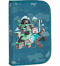 Beckmann Pencil Case w. Content - Jungle Game - Green