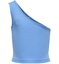 Kids Only Top - Rib - Oneshoulder - KogNessa - Azure Blue Kids Only Top - Rib - Oneshoulder - KogNessa - Azure Blue