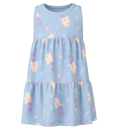 Name It Kjole - NmfVigga - Chambray Blue/Mermaids Name It Kjole - NmfVigga - Chambray Blue/Mermaids