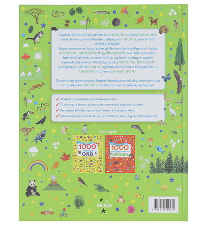 Alvilda Bog - 1000 Nyttige Ord Om Naturen - Dansk