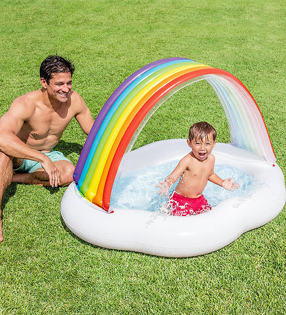Intex Badebassin - Rainbow Cloud Baby Pool - 82 L  Intex Badebassin - Rainbow Cloud Baby Pool - 82 L
