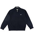 GANT Cardigan - Strik - Shield - Evening Blue GANT Cardigan - Strik - Shield - Evening Blue