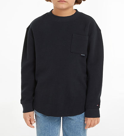 Tommy Hilfiger Bluse - Monotype - Desert Sky Tommy Hilfiger Bluse - Monotype - Desert Sky