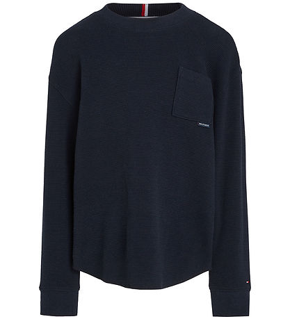 Tommy Hilfiger Bluse - Monotype - Desert Sky Tommy Hilfiger Bluse - Monotype - Desert Sky