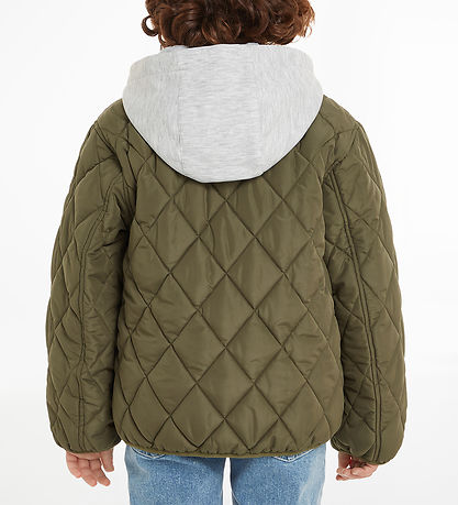 Tommy Hilfiger Dynejakke - Utility Olive Tommy Hilfiger Dynejakke - Utility Olive