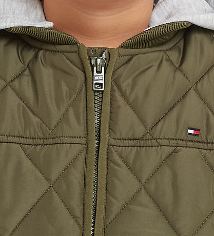 Tommy Hilfiger Dynejakke - Utility Olive Tommy Hilfiger Dynejakke - Utility Olive