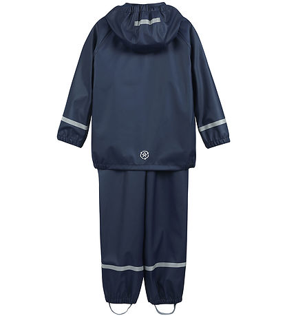 Color Kids Regntøj m. Seler - PU - Dress Blues
