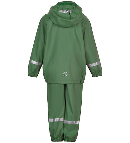Color Kids Regntøj m. Seler - PU - Dark Ivy