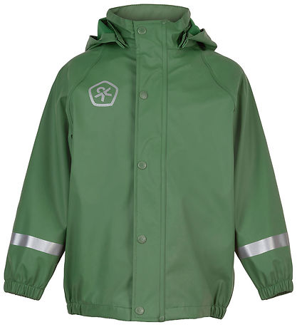 Color Kids Regntøj m. Seler - PU - Dark Ivy