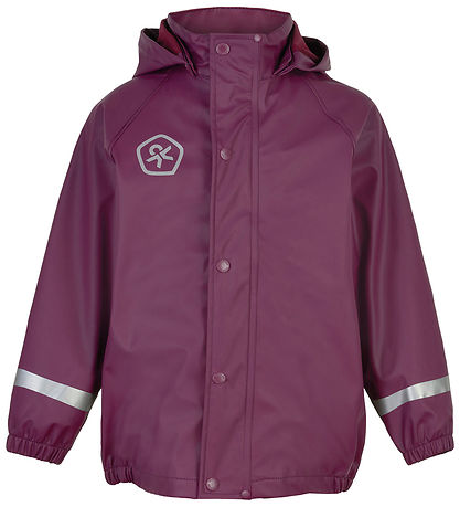 Color Kids Regntøj m. Seler - PU - Plum Caspia Color Kids Regntøj m. Seler - PU - Plum Caspia