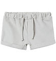 Lil Atelier Shorts - Rib - NbmGago - Oyster Mushroom Lil Atelier Shorts - Rib - NbmGago - Oyster Mushroom