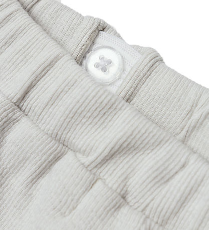 Lil Atelier Shorts - Rib - NbmGago - Oyster Mushroom