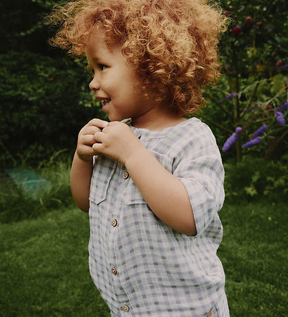 Lil Atelier Skjorte - NmmJoey - Bleached Sand m. Tern Lil Atelier Skjorte - NmmJoey - Bleached Sand m. Tern