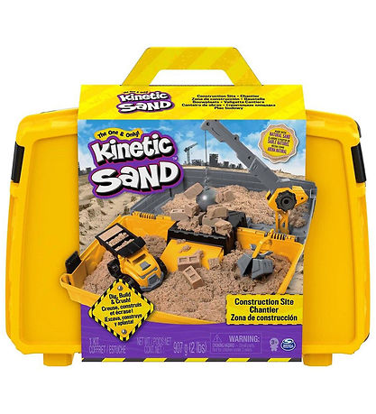 Kinetic Sand Sandsæt - Construction Folding - 907 g Kinetic Sand Sandsæt - Construction Folding - 907 g
