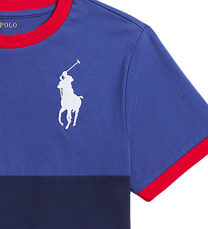 Polo Ralph Lauren T-shirt - Ringer - Bright Navy Polo Ralph Lauren T-shirt - Ringer - Bright Navy