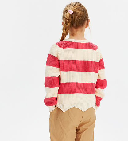 The New Bluse - Strik - Rib - TnOlly - Geranium The New Bluse - Strik - Rib - TnOlly - Geranium