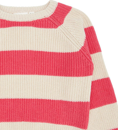 The New Bluse - Strik - Rib - TnOlly - Geranium The New Bluse - Strik - Rib - TnOlly - Geranium