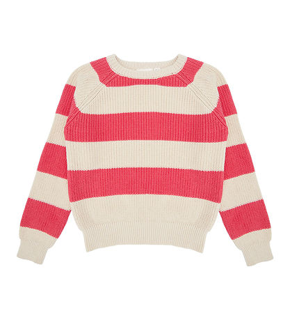 The New Bluse - Strik - Rib - TnOlly - Geranium The New Bluse - Strik - Rib - TnOlly - Geranium