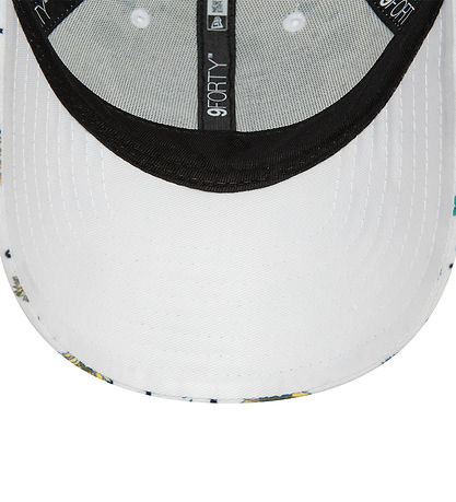 New Era Kasket - 9Forty - Dodgers - Hvid m. Solsikker New Era Kasket - 9Forty - Dodgers - Hvid m. Solsikker