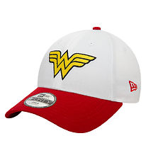 New Era Kasket - 9Forty - Wonder Women - Hvid/Rød New Era Kasket - 9Forty - Wonder Women - Hvid/Rød