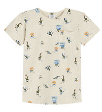 Hust and Claire T-shirt - Anker - Wheat Melange Hust and Claire T-shirt - Anker - Wheat Melange