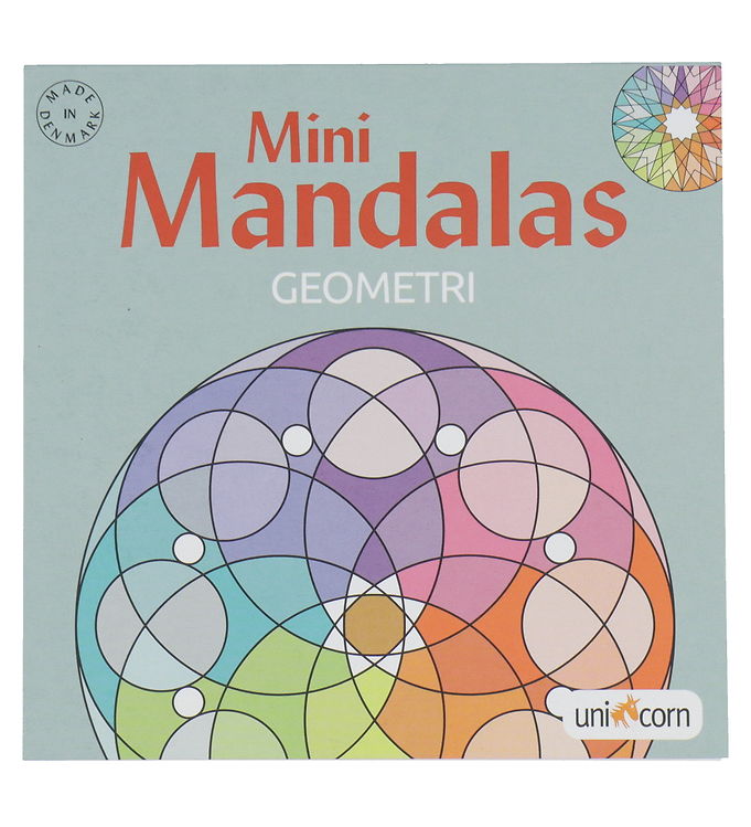Mini Mandalas - GEOMETRI - - Paperback Bog - Unicorn - 2024 - Dansk - Booktok.dk