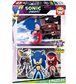 Educa Puslespil - 2x100 Brikker - Sonic Prime Neon Educa Puslespil - 2x100 Brikker - Sonic Prime Neon