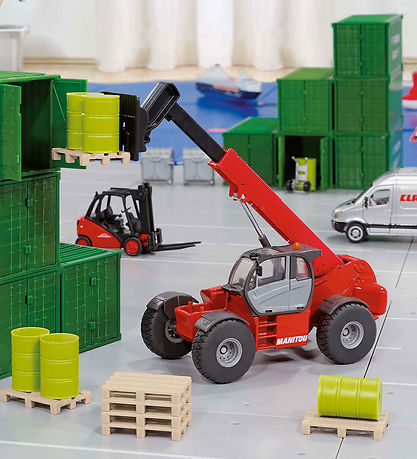 Siku Teleskoplæsser - 1:50 - Manitou Mht 10230 Telehandler - Rød Siku Teleskoplæsser - 1:50 - Manitou Mht 10230 Telehandler - Rød