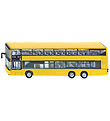 Siku Bus - 1:87 -  Man Double Decker City Bus - Gul Siku Bus - 1:87 -  Man Double Decker City Bus - Gul