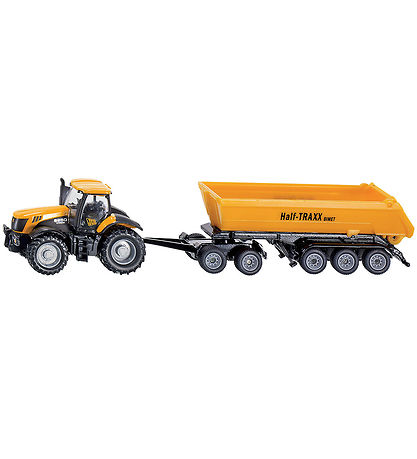 Siku Traktor m. Anhænger - 1:87 - Jcb With Dolly And Tipping Tra