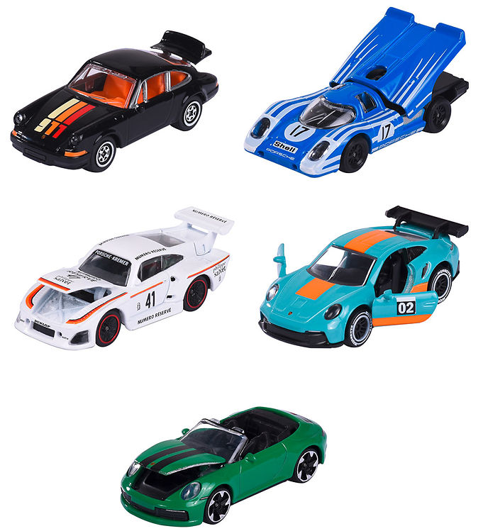 Majorette - Porsche Edition Gaveæske - 5 Biler