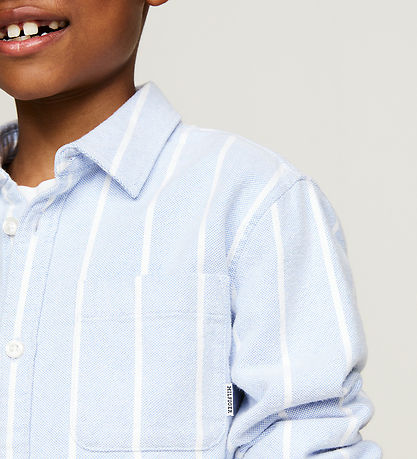 Tommy Hilfiger Hemd - Gefäß Blue/Weißer Streifen