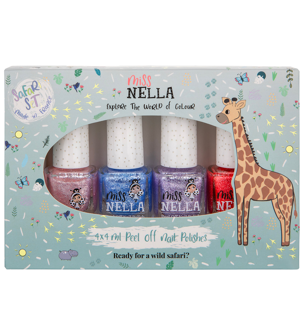 Miss Nella Nagellack - 4er-Pack - Safari Set - Miss Nella - One Size - Nagellack