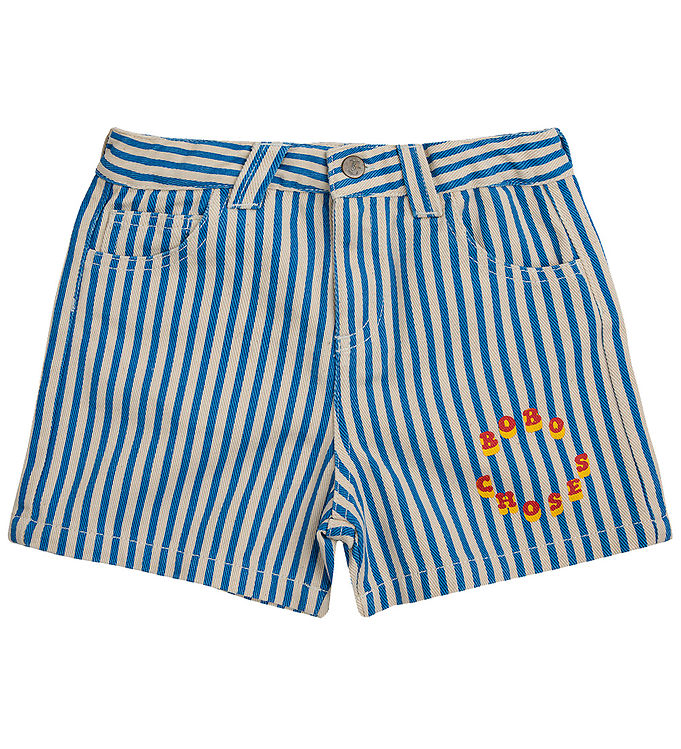 Bobo Choses Shorts - Circle Stripes - Blå