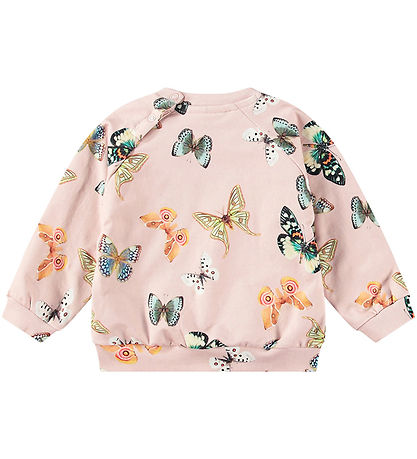 Molo Sweatshirt - Disc - Blush Papillions