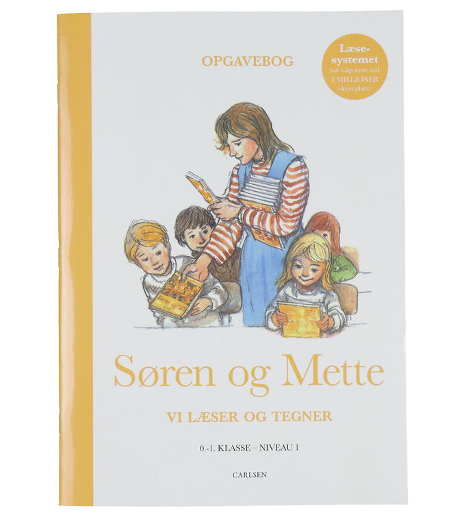 Forlaget Carlsen Opgavebog - Søren og Mette Vi Læser og Tegner -