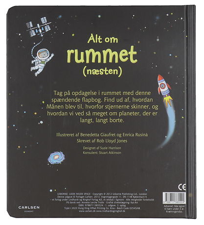 Forlaget Carlsen Bog m. Flapper - Alt om Rummet (Næsten) - Dansk